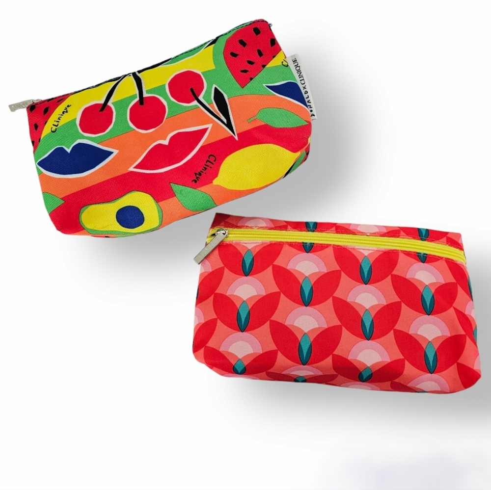 CLINIQUE Makeup / Cosmetic Bags | Set of 2